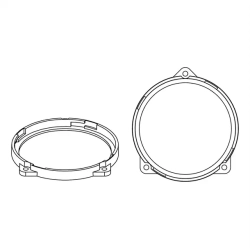 Helix Compose CFMK100 JLR.1 Til Jaguar & Land Rover 4" FlexMount H�jttalerrammer