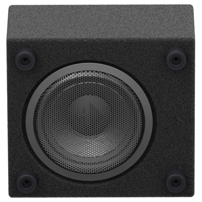 Helix IK E8.1-DVC2 (2 x 2 Ohm) Kompakt 8" subwoofer til bil i kabinet
