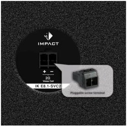 Helix IK E8.1-SVC2 (1 x 2 Ohm) Kompakt 8" subwoofer til bil i kabinet