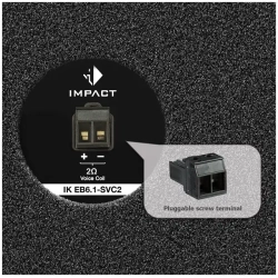 Helix IK EB6.1 1 x 2 Ohm 6" Subwoofer til bil i kabinet