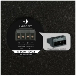 Helix IK EC10.1-DVC2 10" Subwoofer i kabinet til VW Multivan/Transporter