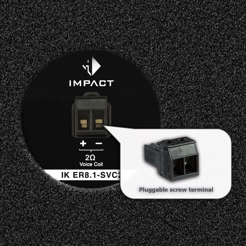 Helix IK ER8.1-SVC2 8" Subwoofer til reservehjulsbr�nd