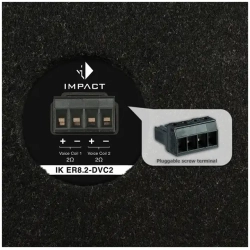 Helix IK ER8.2-DVC2 2 x 8" Subwoofer til reservehjulsbr�nd