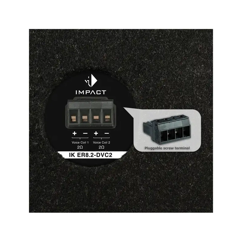 Helix IK ER8.2-DVC2 2 x 8" Subwoofer til reservehjulsbr�nd