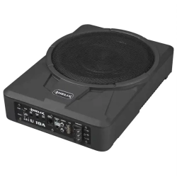 Helix U 8A 8" Aktiv slimfit subwoofer i kabinet med fjernbetjening
