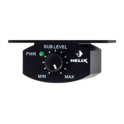 Helix U 8A 8" Aktiv slimfit subwoofer i kabinet med fjernbetjening