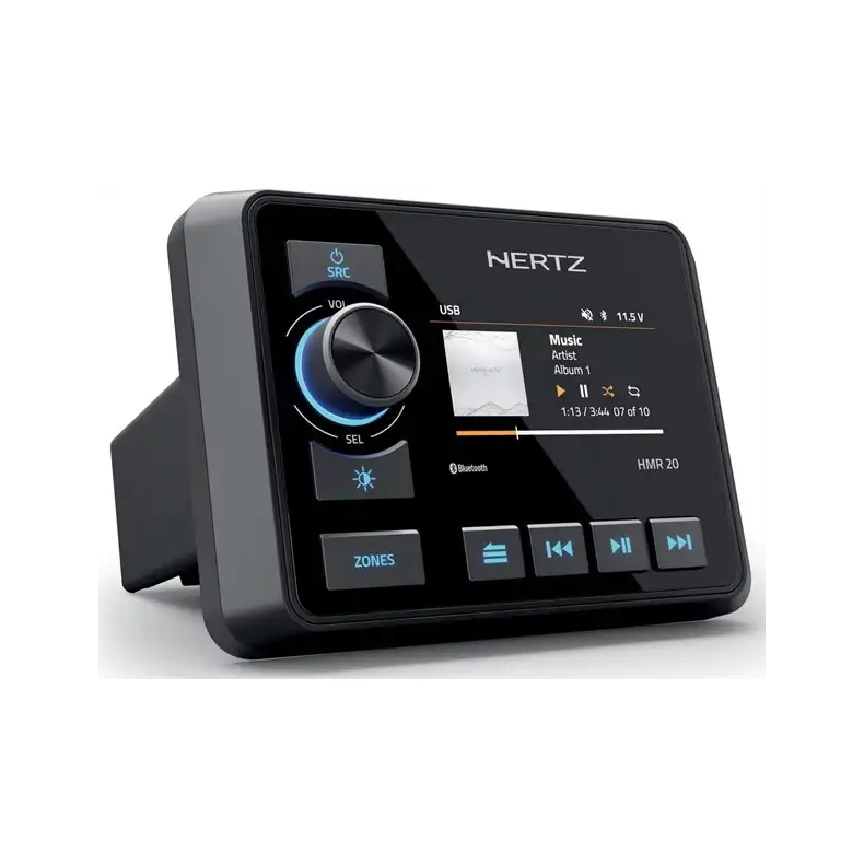 Hertz Marine HMR 20 Marine radio med DAB+ og Bluetooth