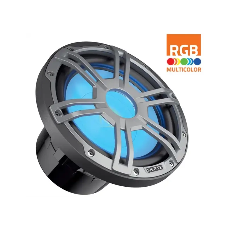 Hertz Marine HMS 10 S2-LD-G 10" Marine subwoofer med RGB belysning 2 Ohm