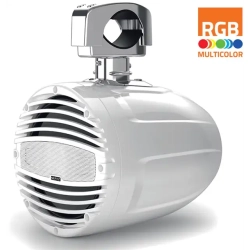 Hertz Marine HTX 8 M-CL-C Sort 8" Tower marine h�jttaler til targab�jle med RGB belysning