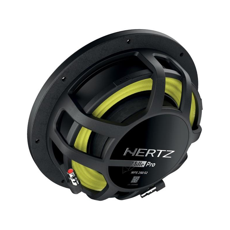 Hertz Mille Pro MPS 250 S2 2 Ohm Slimfit 10" subwoofer l�s enhed