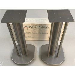 Alphason Aragon H�jttalerstandere Chrome 50 cm