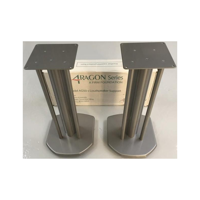 Alphason Aragon H�jttalerstandere Chrome 50 cm