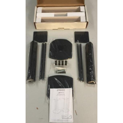 Alphason Aragon H�jttalerstandere Chrome 50 cm