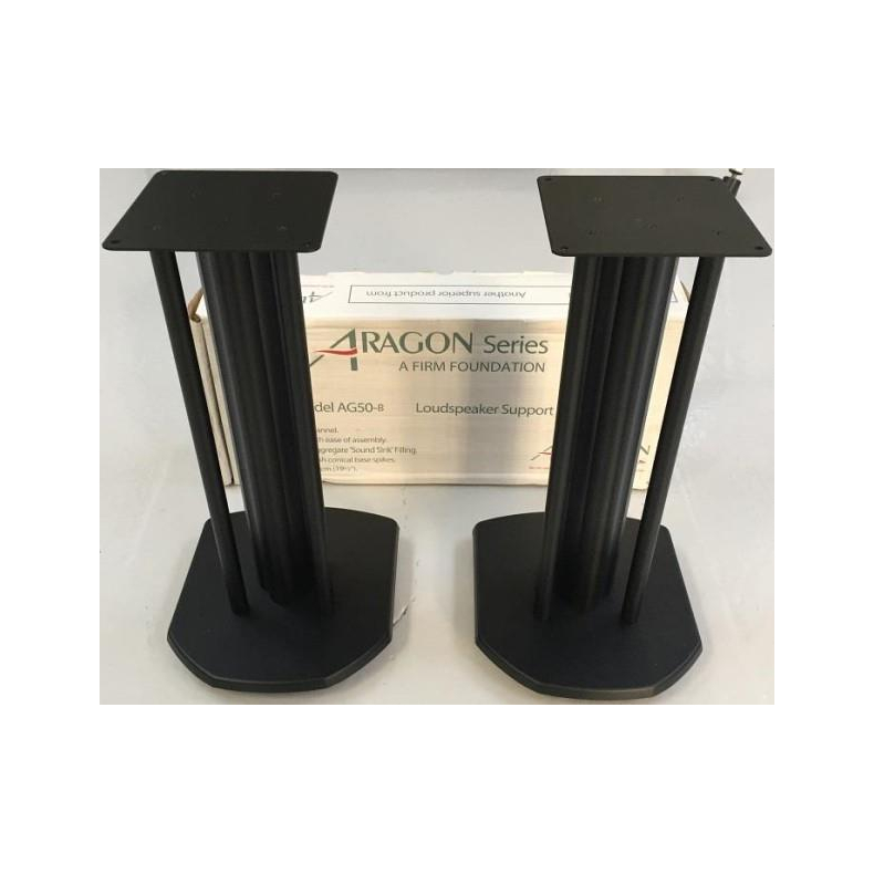 Alphason Aragon H�jttalerstandere Chrome 50 cm