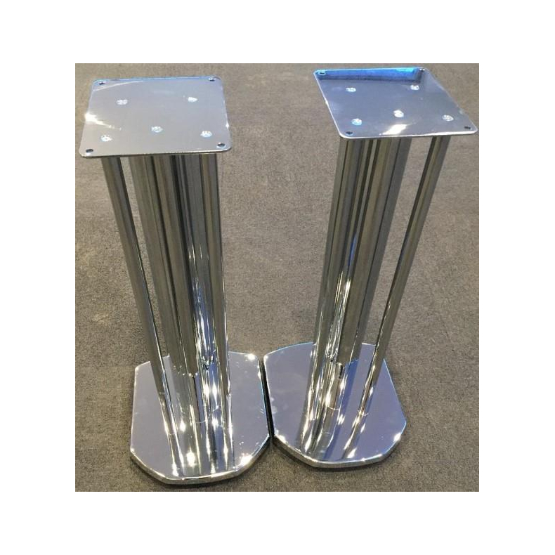 Alphason Aragon H�jttalerstandere Chrome 50 cm