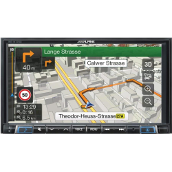Alpine INE-W720D Autoradio med Navigation, DAB+, Apple carplay, Android auto, Bluetooth og USB