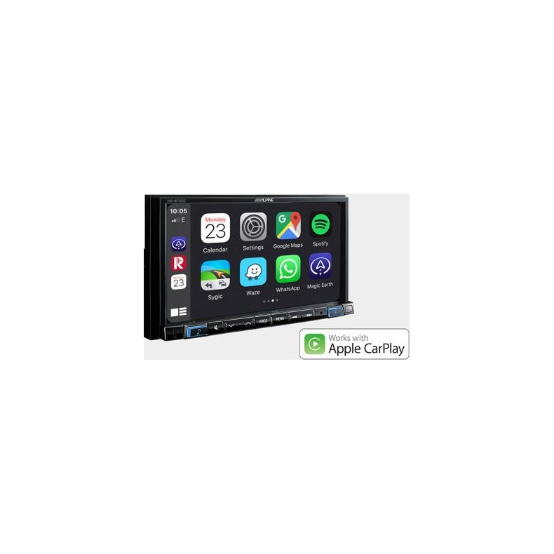 Alpine INE-W720D Autoradio med Navigation, DAB+, Apple carplay, Android auto, Bluetooth og USB