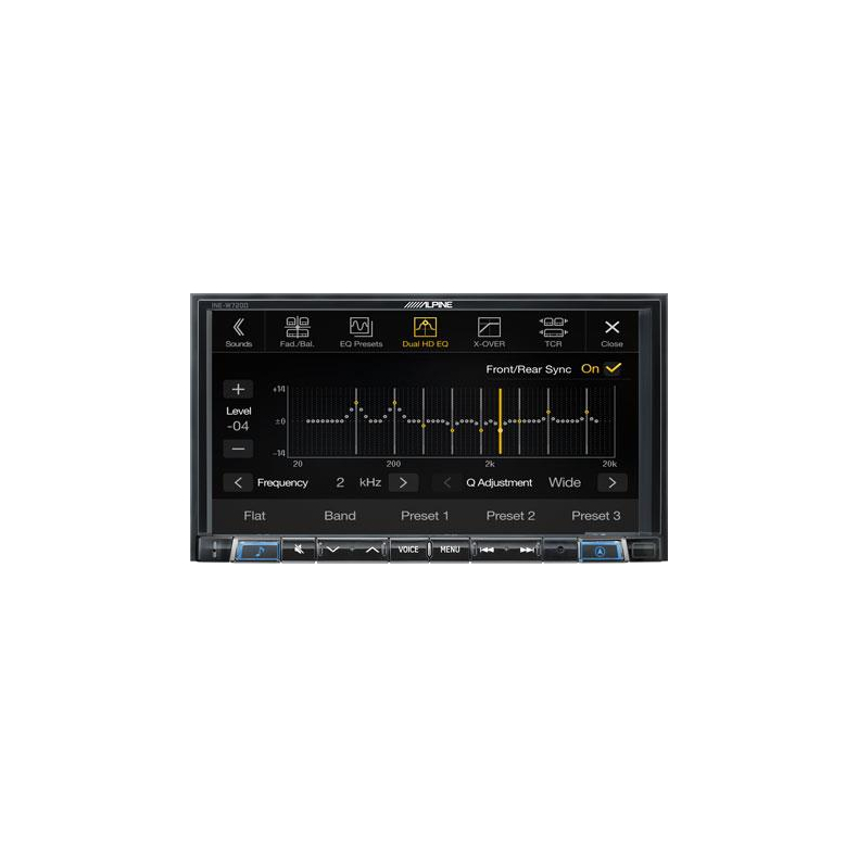 Alpine INE-W720D Autoradio med Navigation, DAB+, Apple carplay, Android auto, Bluetooth og USB