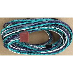 Kabels�t med ISO stik fra autoradio til DSP eller forst�rker 5 meter 0,75 mm2