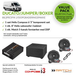 Fiat Ducato/ Citr�en Jumper/ Peugeot Boxer lydpakke