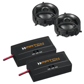 Match UP T1MB-FRT Diskant h�jttaler med filtre til Mercedes S�t