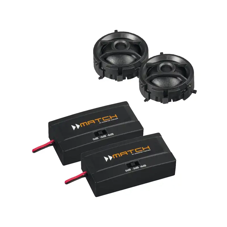 Match UP T1MB-FRT Diskant h�jttaler med filtre til Mercedes S�t