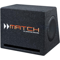 Match PP 7E-D Plug & Play Subwoofer i kabinet 2x 6.5"