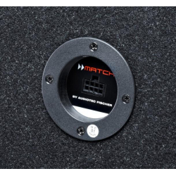 Match PP 8E-Q Plug & Play Subwoofer i kabinet 8"