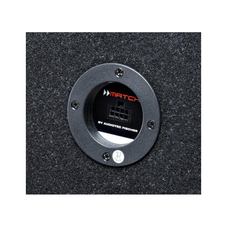 Match PP 8E-Q Plug & Play Subwoofer i kabinet 8"