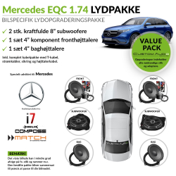 Mercedes EQC 1.74 h�jttaler lydpakke