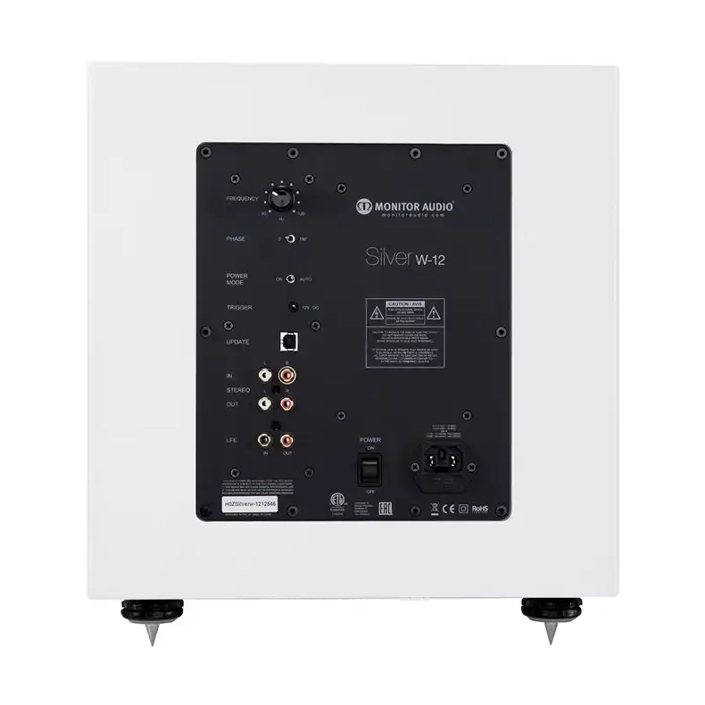 Monitor Audio Silver W12 Hvid 12" Aktiv subwoofer med DSP