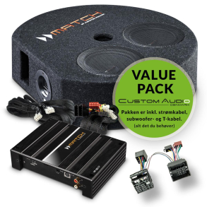 Match Plug & Play lydpakke med subwoofer til hjulbr�nd