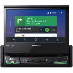 Pioneer AVH-Z7200DAB Autoradio med flipsk�rm, Apple CarPlay, Android Auto, DAB+ og CD/DVD afspiller