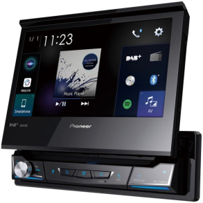 Pioneer AVH-Z7200DAB Autoradio med flipsk�rm, Apple CarPlay, Android Auto, DAB+ og CD/DVD afspiller