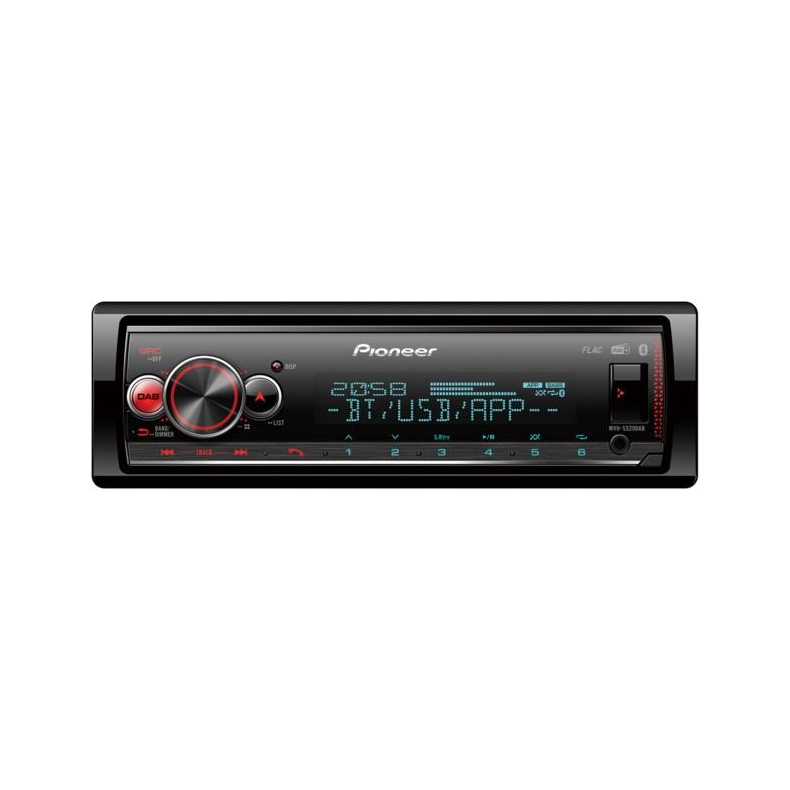 Pioneer MVH-S520DAB Autoradio med Bluetooth, DAB+, USB og AUX