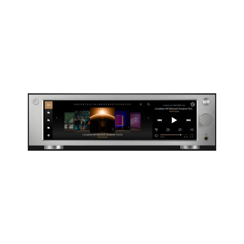 HIFI ROSE RS250 Netv�rks Audio/ Video streamer med DAC S�lv (1 DEMO som ny)