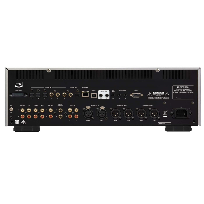 Rotel RC-1590 Sort Forforst�rker