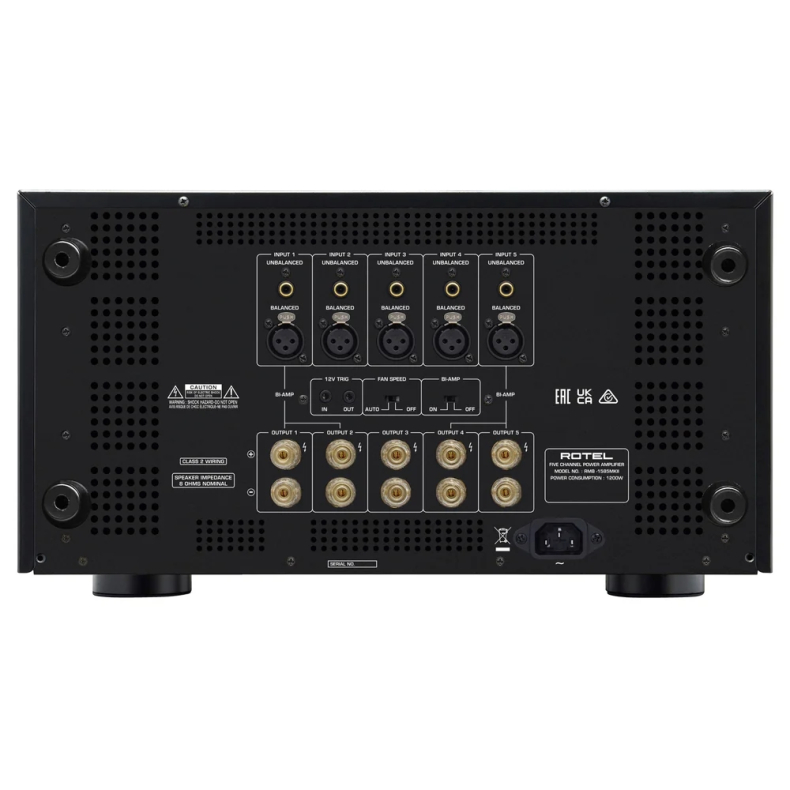 Rotel RMB-1585 Sort 5-kanals effektforst�rker