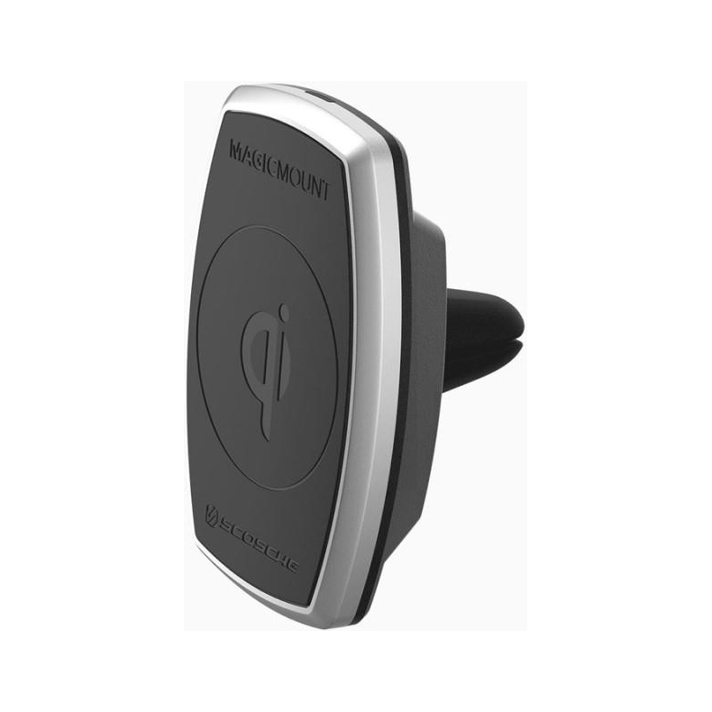 Scosche MagicMount Charge Mobilholder med magnet og tr�dl�s oplader til bil luftkanal