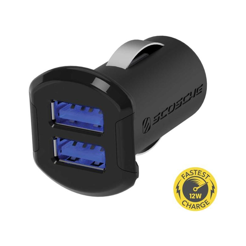 Scosche reVOLT Dual USB oplader til bil (2 USB) 12 Watt