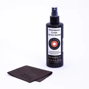Simply Analog LP/Vinylplade rensev�ske 200 ml Alkoholfri med mikrofiberklud