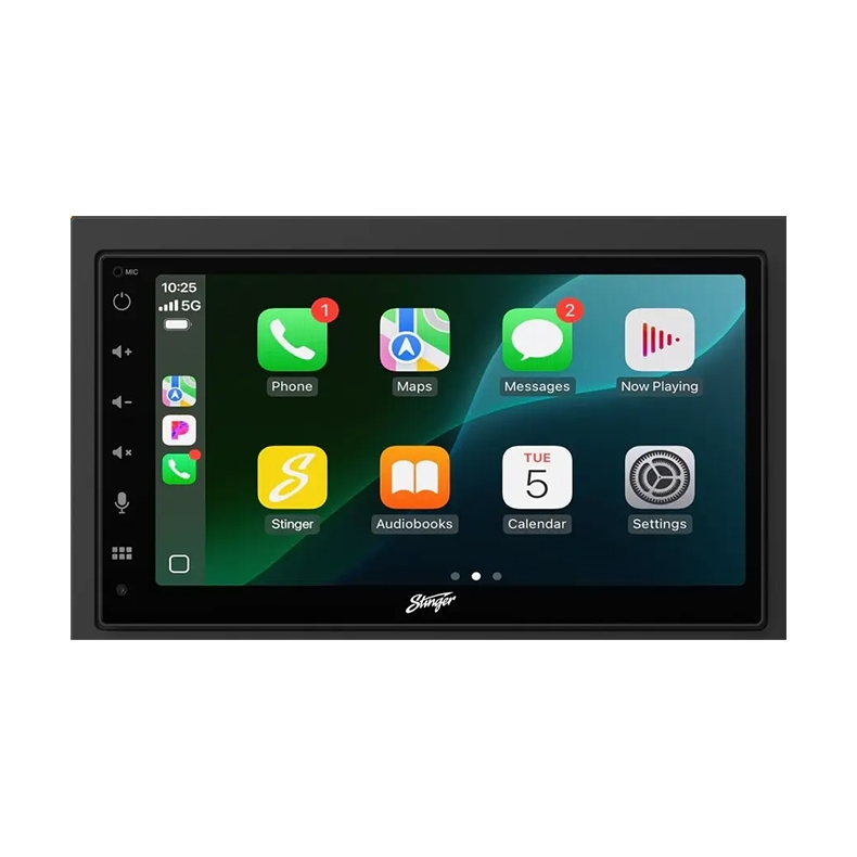 Stinger iE268E Autoradio med tr�dl�s Apple CarPlay/Android Auto