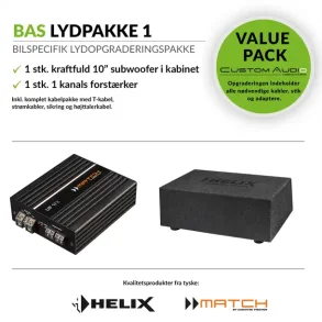 Bas lydpakke 1 med kompakt 10