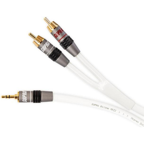 Supra Biline MP-2RCA Phono til minijack kabel 2 meter
