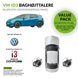 VW ID3 bagh�jttaler lydpakke (med montering og programmering)