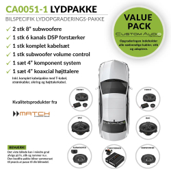 ATF-0051/1 - Bilspecifik Advanced Upgrade lydpakke