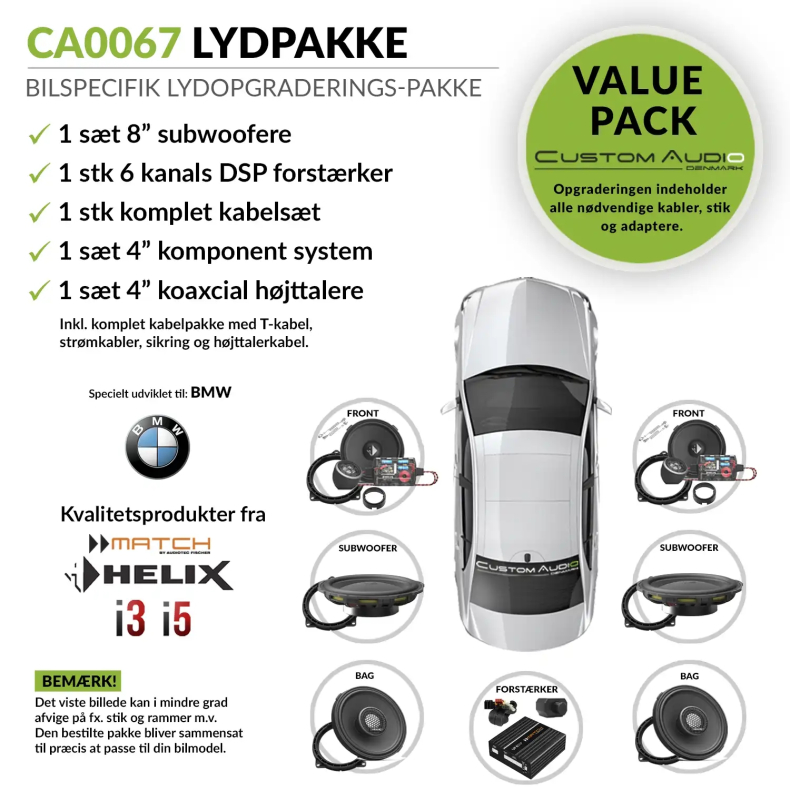 ATF-0067 - Bilspecifik Premium Upgrade lydpakke
