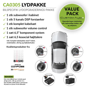 ATF-0305 - Bilspecifik Advanced Upgrade lydpakke