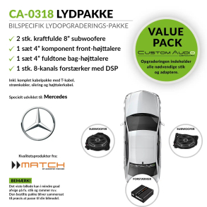 ATF-0318 - Bilspecifik Smart Upgrade lydpakke