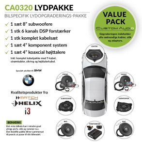 ATF-0320 - Bilspecifik Premium Upgrade lydpakke